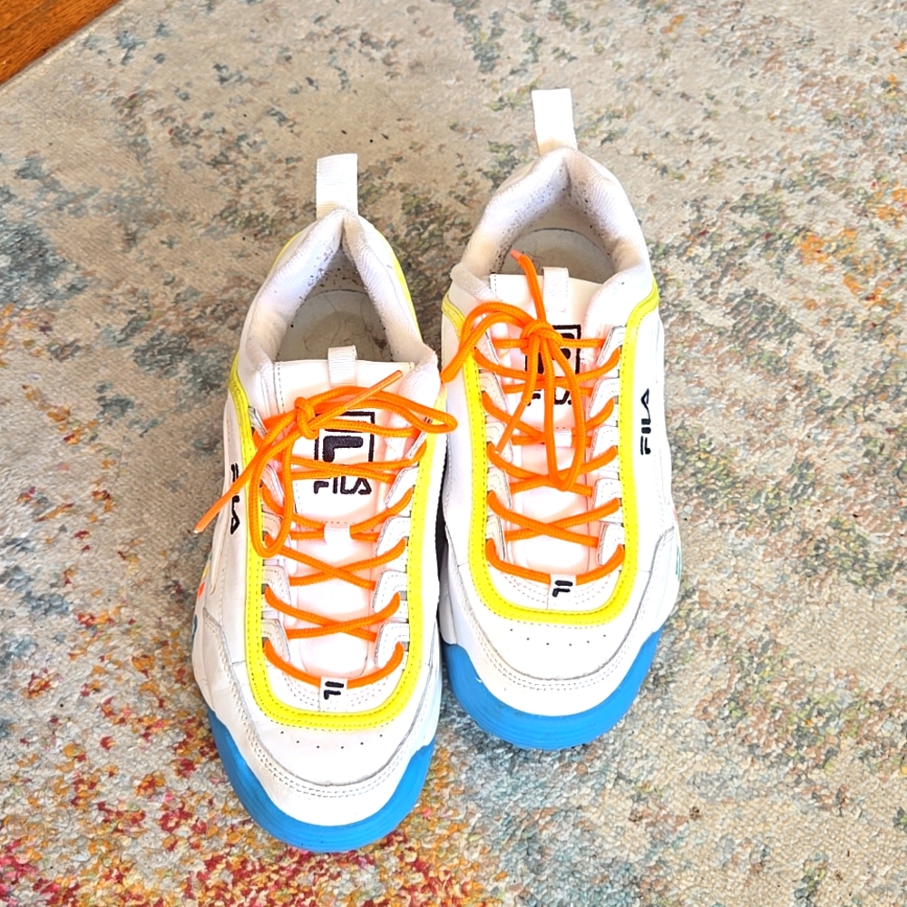 Fila Disruptor II Neon Sneakers 41